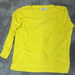 LOFT waffle tunic sweater, L